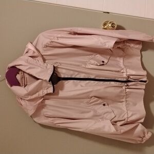 Zara Light Pink Jacket With Hood